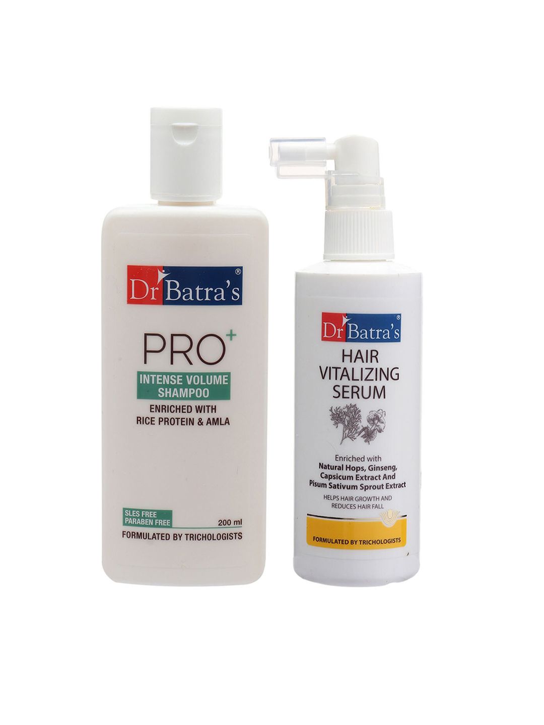 Dr Batra's Set Of Hair Vitalizing Serum & Pro+ Intense Volume Shampoo Price in India