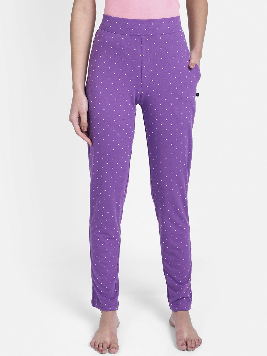 PROTEENS Women Purple Printed Lounge Pants Price in India