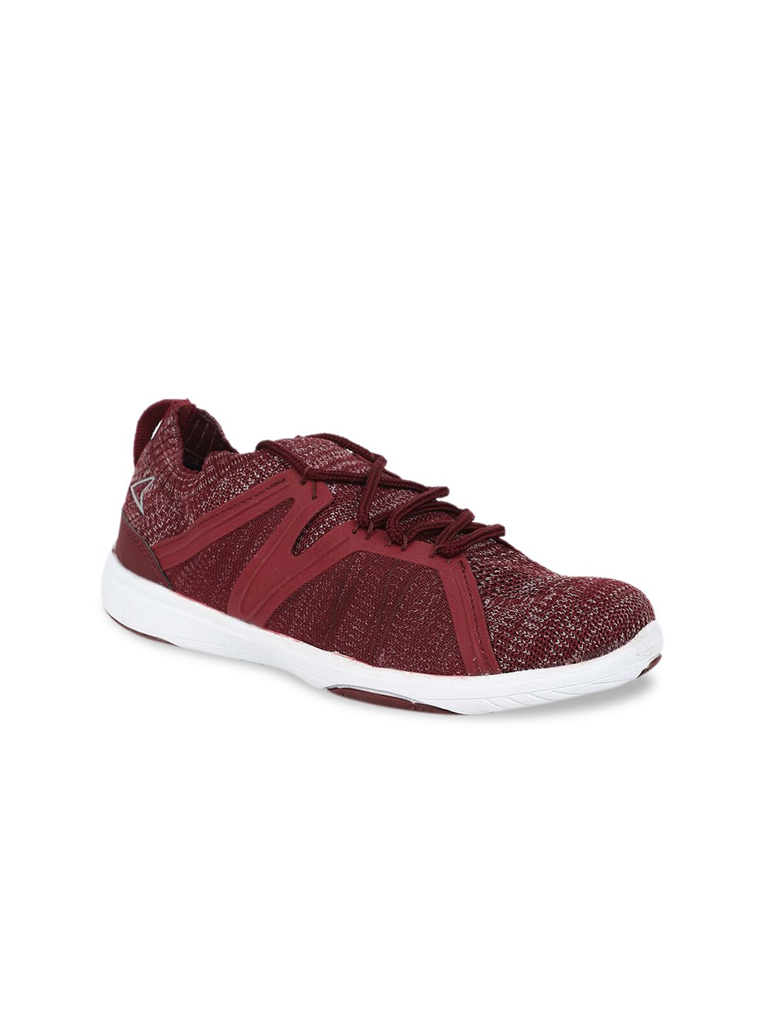 Power Women Maroon Running Sports Shoes Price in India