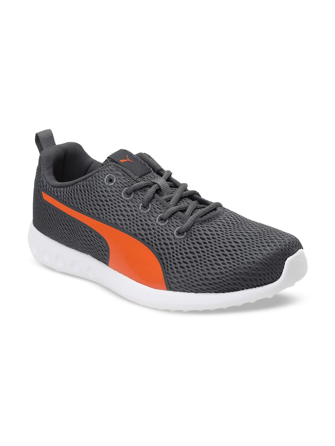 Puma Unisex Grey & Orange Dwane IDP Running Shoes