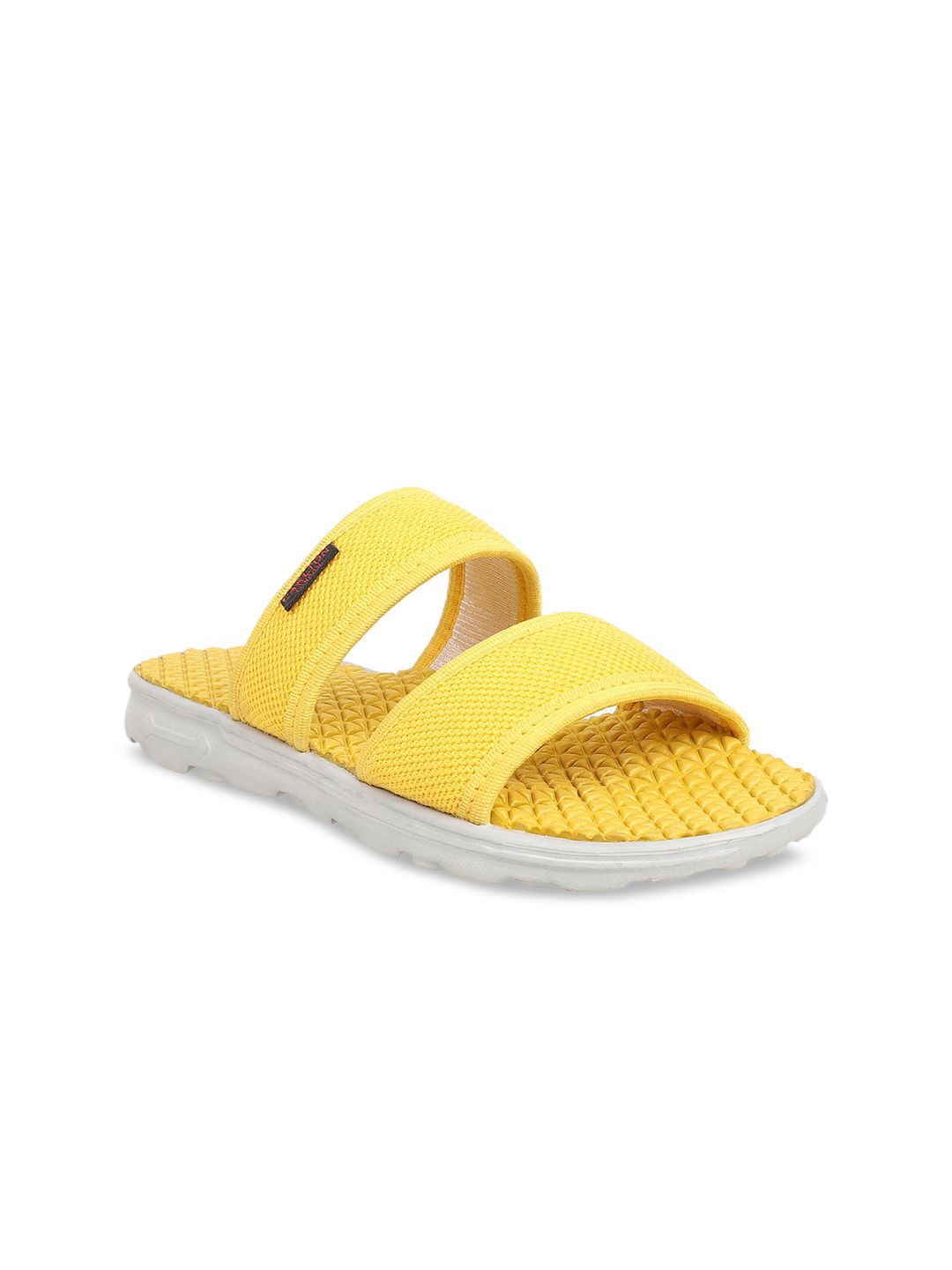 Carlton London sports Women Yellow Printed Slip-On Price in India