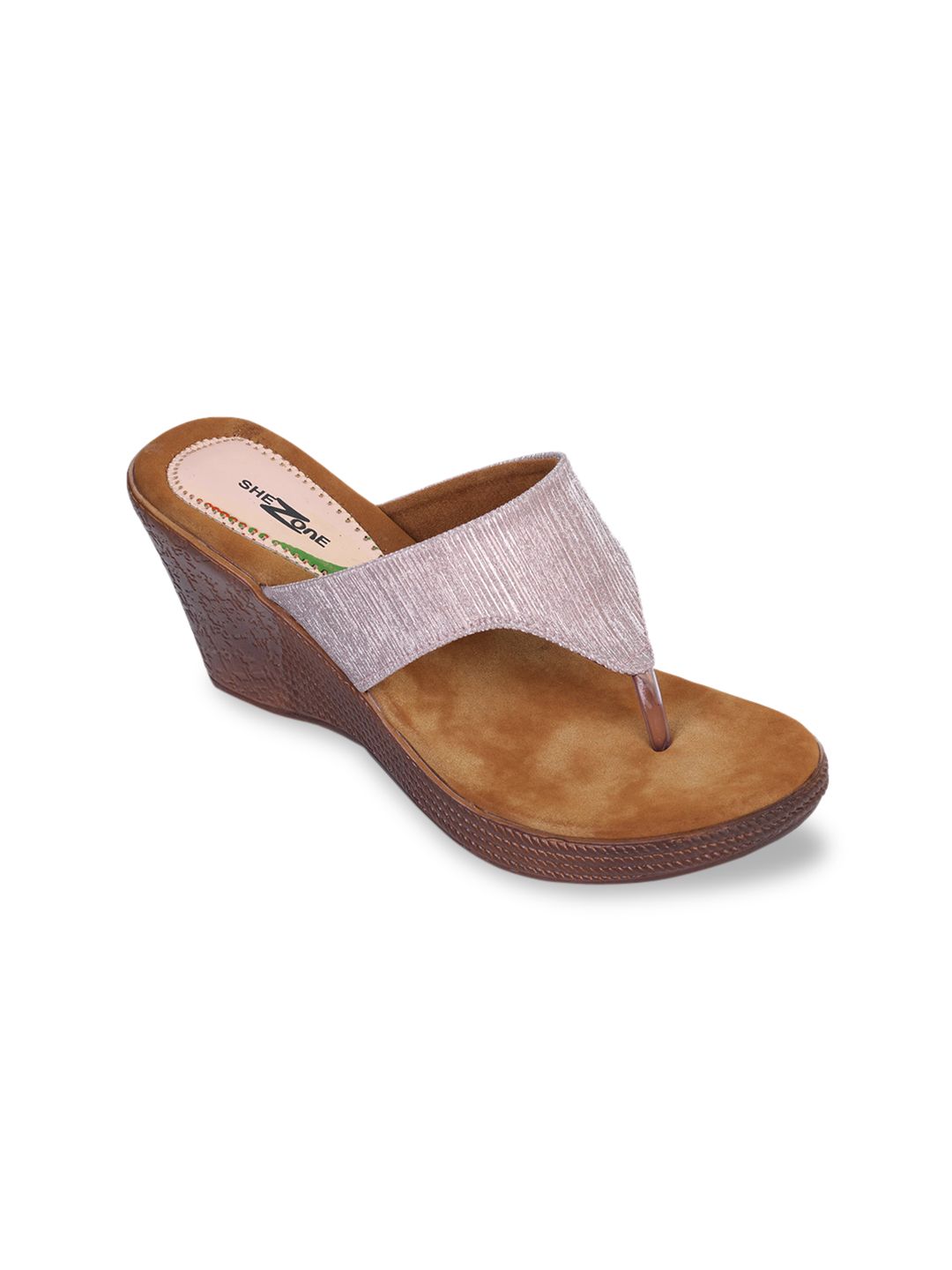Shezone Women Rose Gold Solid Wedges Price in India