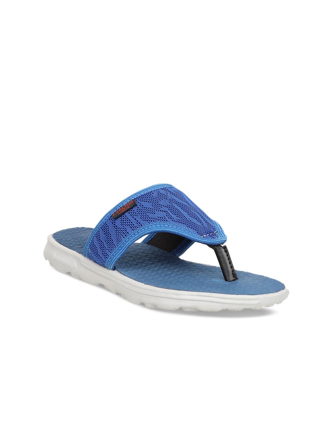 Carlton London sports Women Blue Printed Thong Flip-Flops Price in India