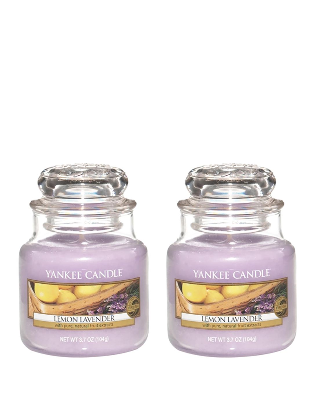 YANKEE CANDLE Set of 2 Lemon Lavender Scented Candles Price in India