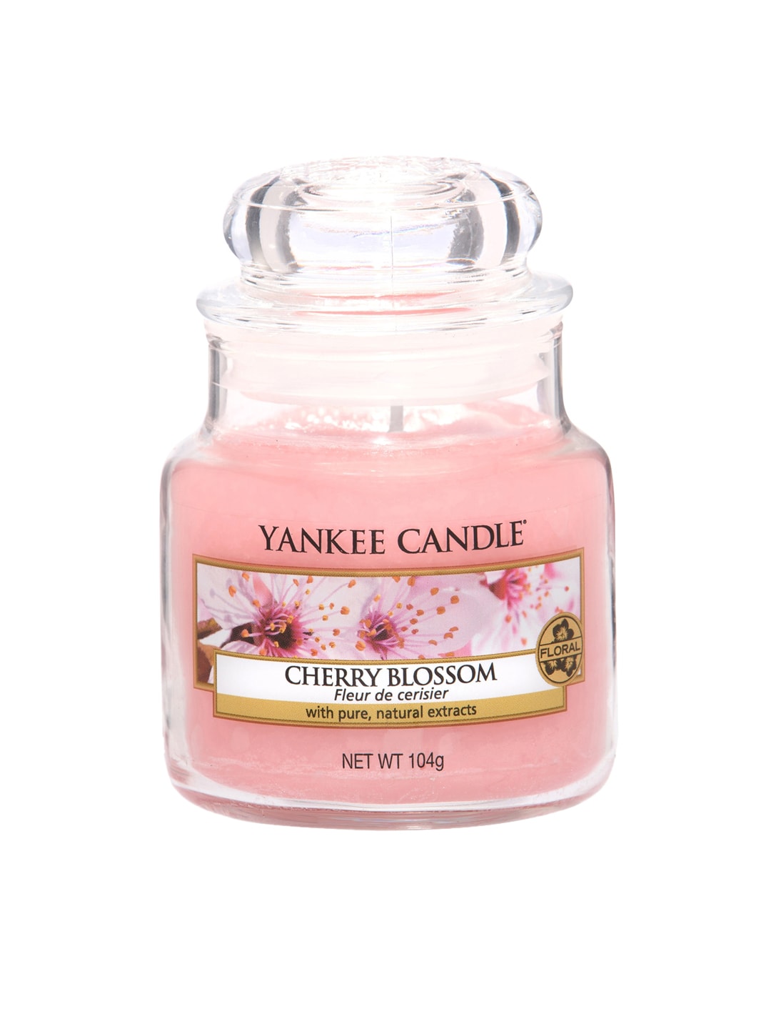 YANKEE CANDLE Pink Classic Small Jar Cherry Blossom Scented Candles Price in India