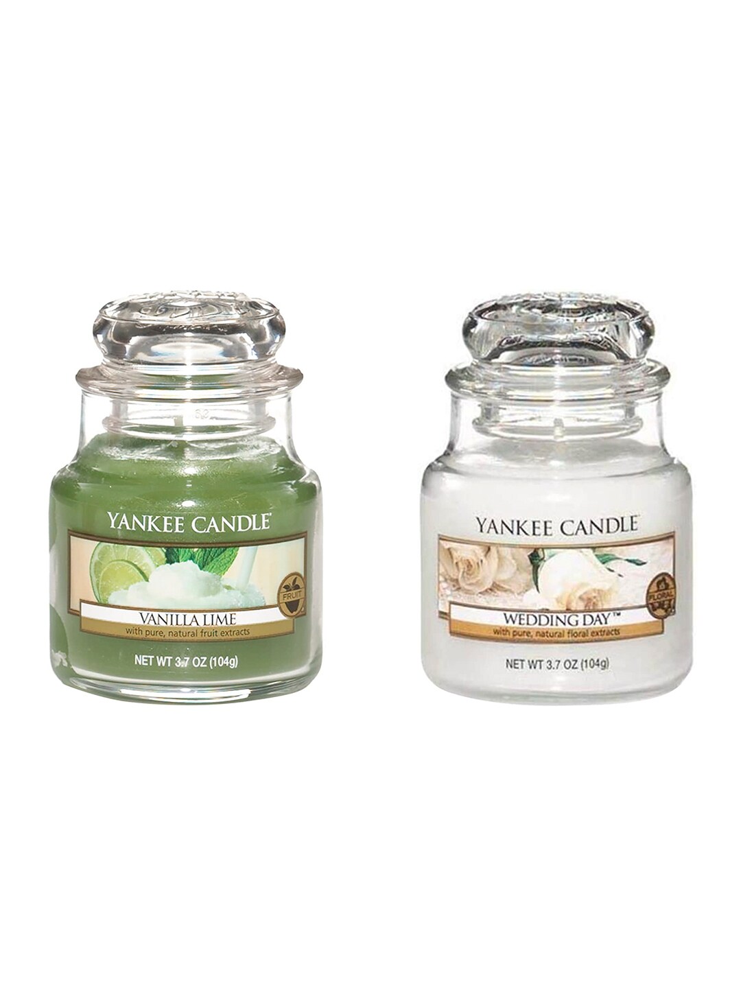 YANKEE CANDLE Set Of 2 Small Jar Scented Candles Price in India