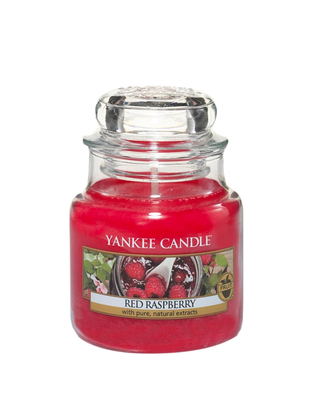 YANKEE CANDLE Red Classic Small Jar Raspberry Scented Candles Price in India