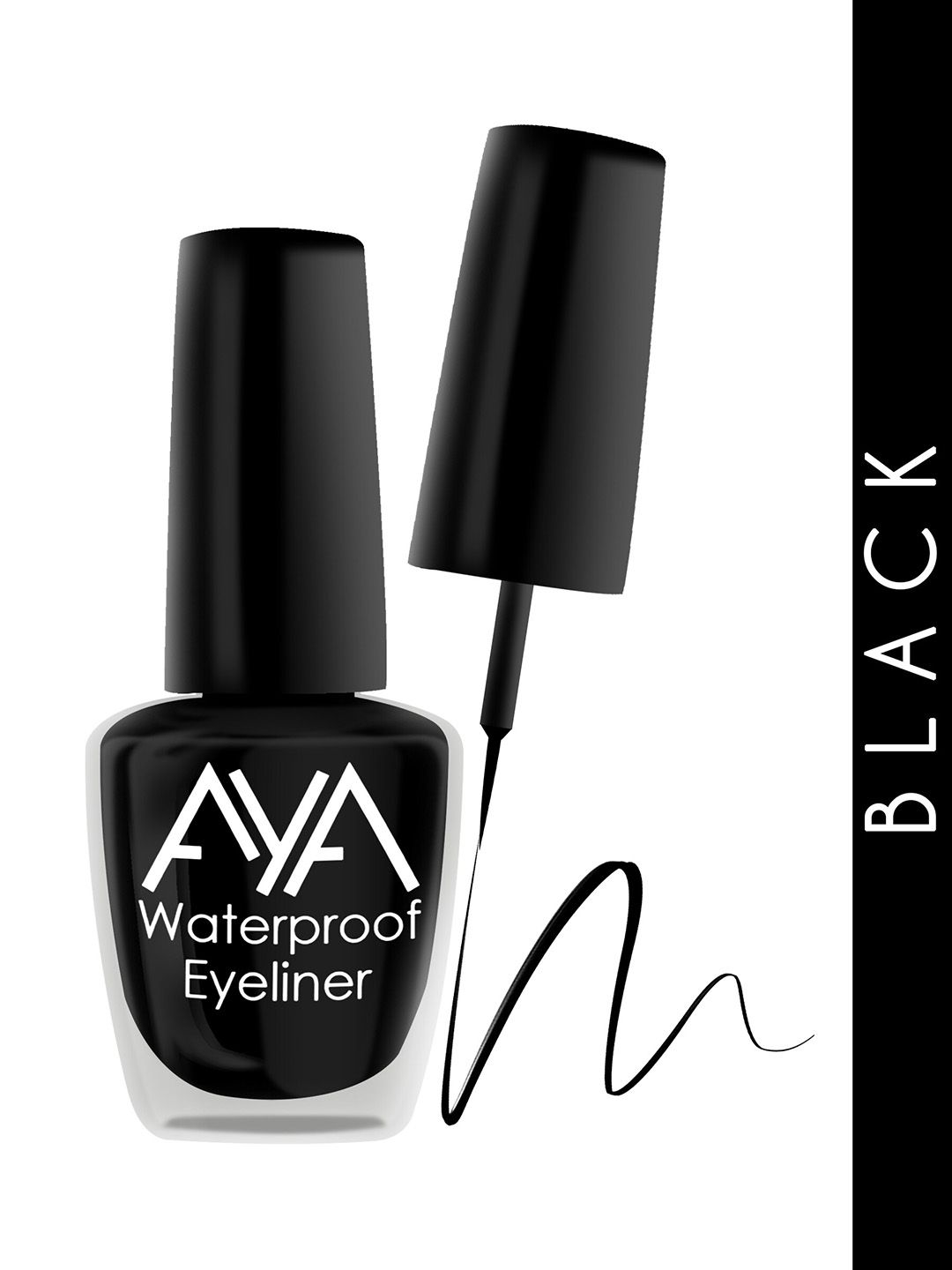 AYA Black 24 Hrs Long Lasting & Waterproof Eyeliner 5 ml Price in India
