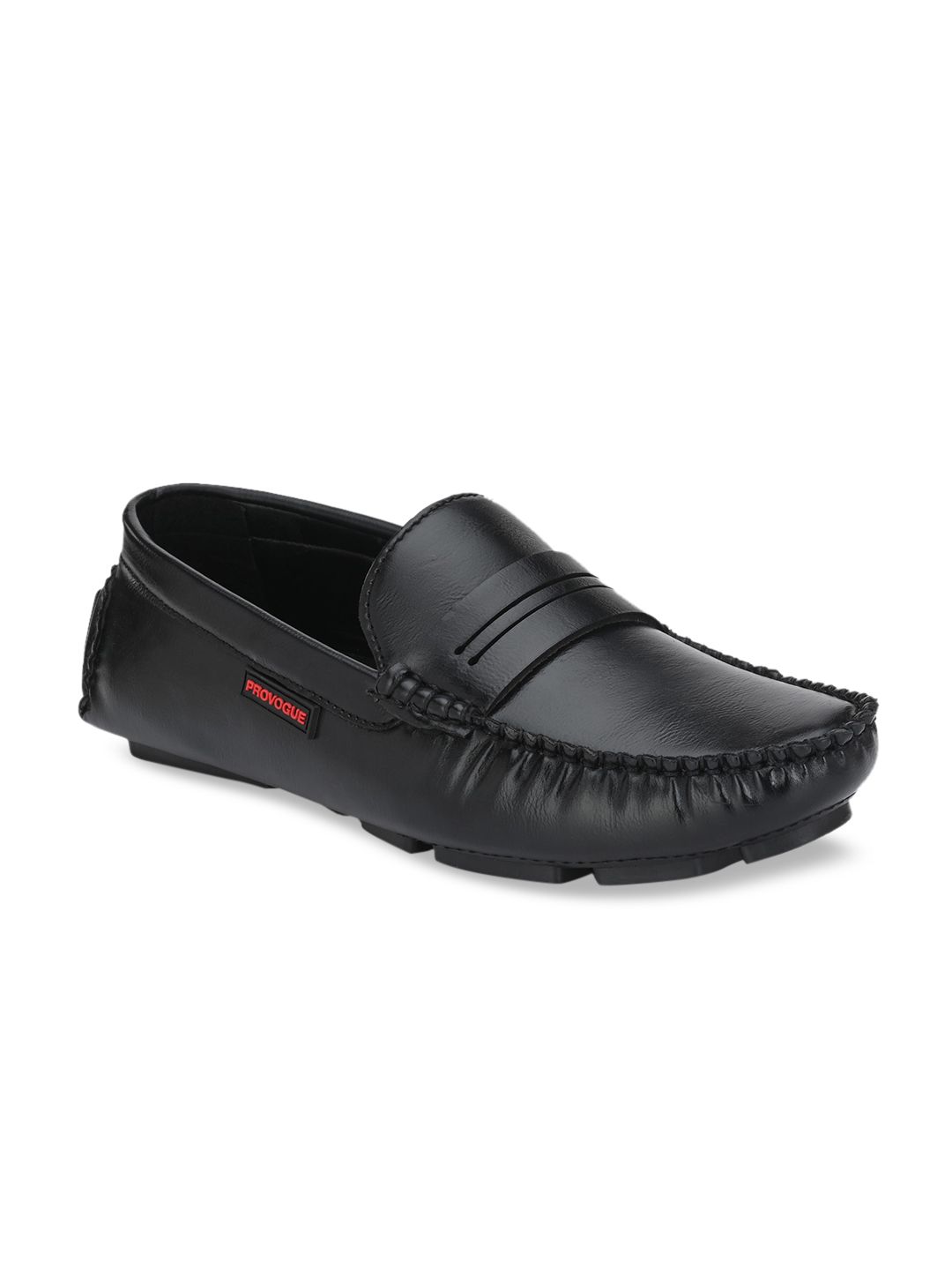 Provogue Men Black Penny Loafers