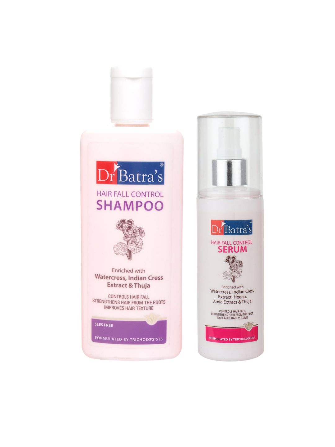Dr. Batras Unisex Hair Fall Control Shampoo & Hair Fall Control Serum Price in India