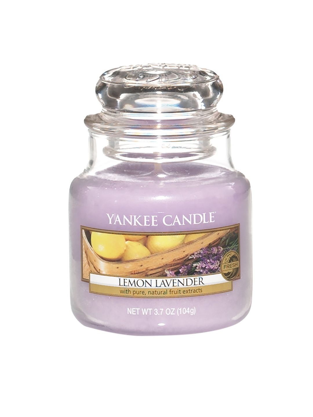 YANKEE CANDLE Purple Solid Classic Lemon Lavender Small Scented Jar Candle Price in India