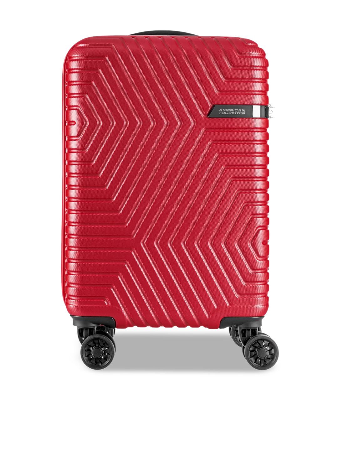 AMERICAN TOURISTER Unisex Red Textured Soft-Sided Trolley Suitcase Price in India