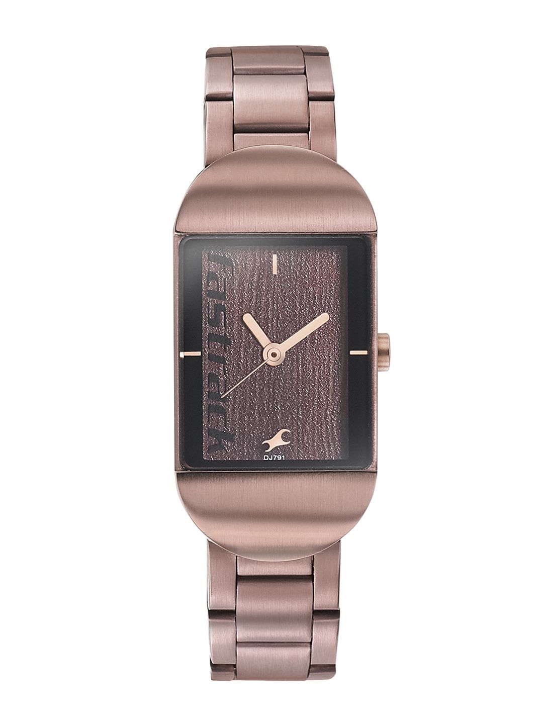 Fastrack Go Skate Women Brown Analogue watch 6201KM02 Price in India