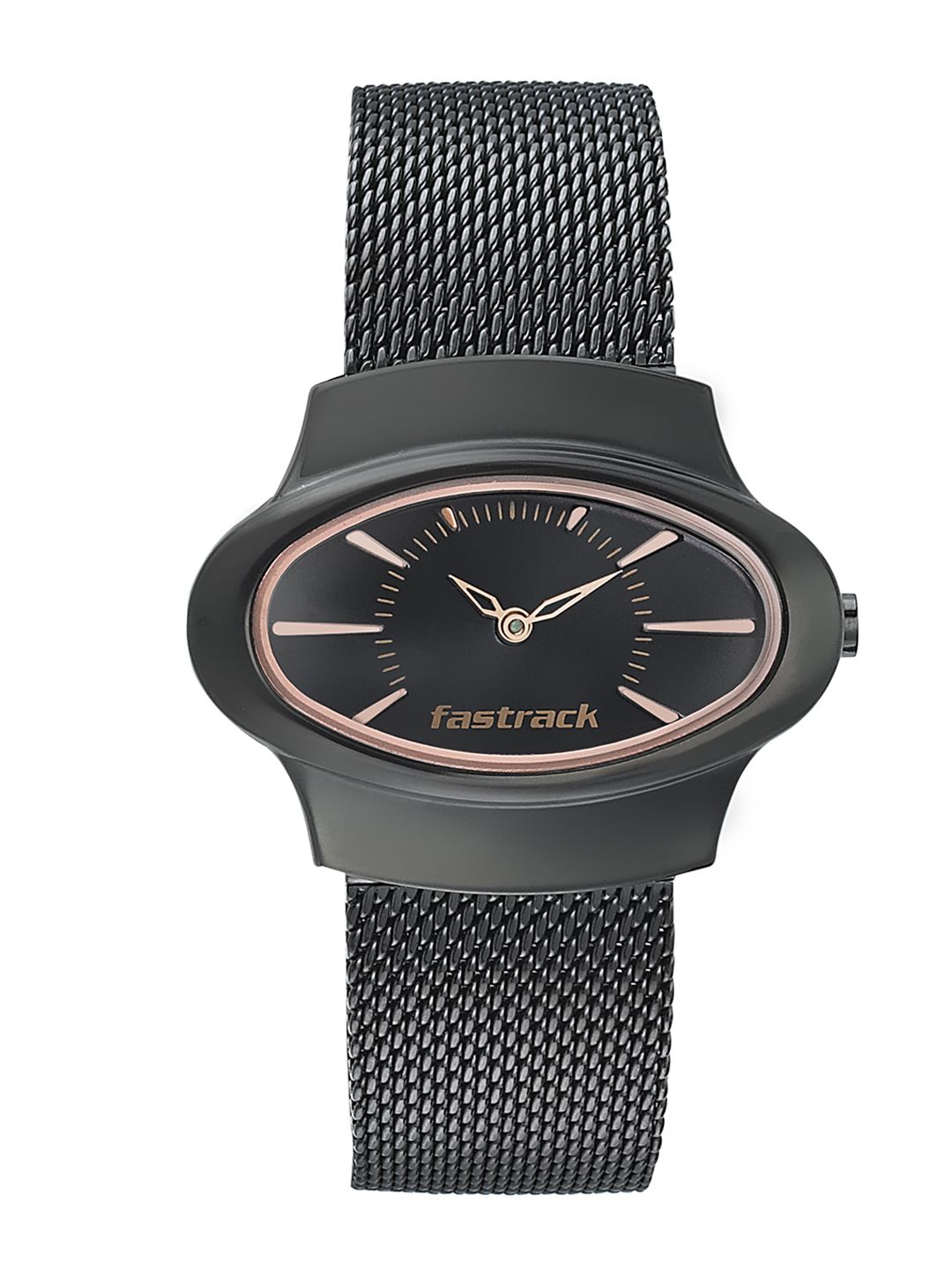 Fastrack Hit List Women Black Analogue watch 6004NM01 Price in India