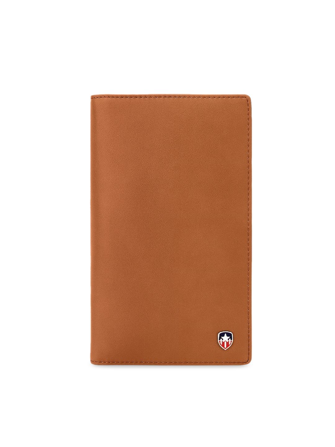 Tom Martin Unisex Brown Solid Passport Holder Price in India