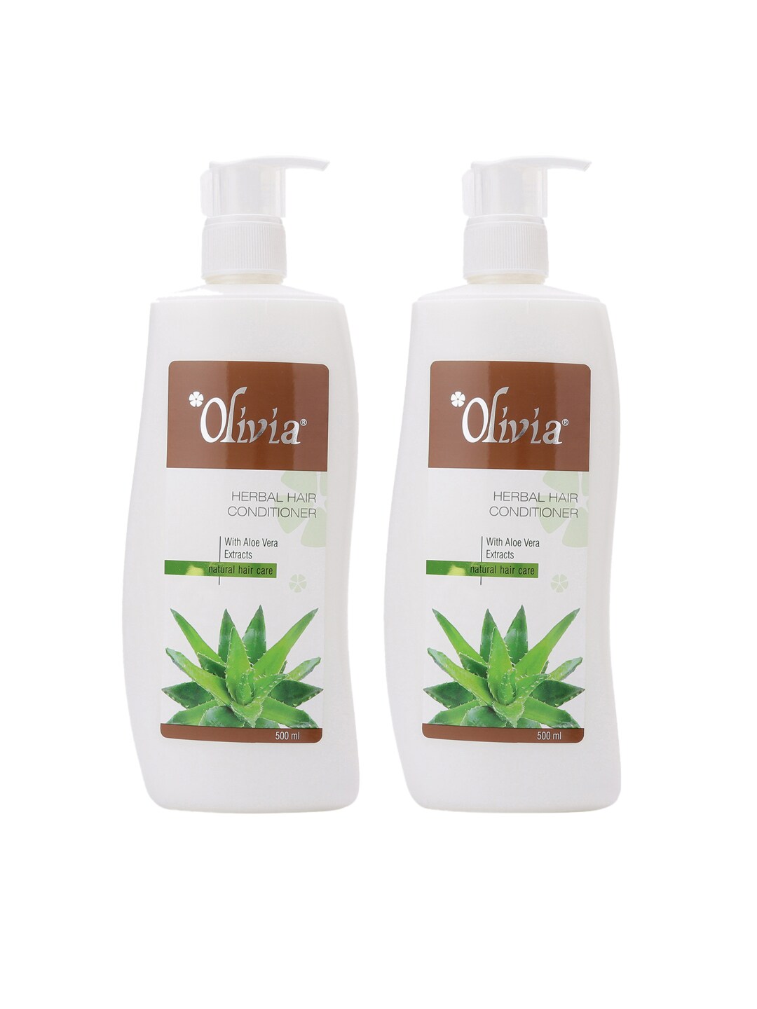 Olivia Pack of 2 Herbal Hair Conditioner with AloeVera Extracts 500 ml Price in India