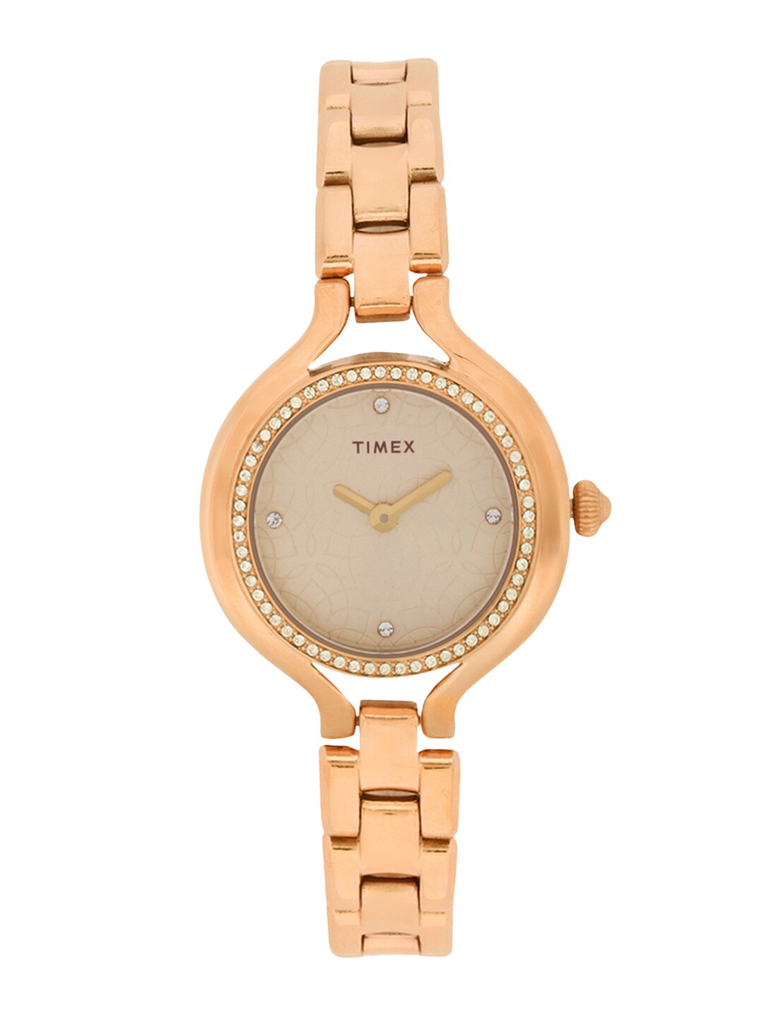 Timex Women Gold-Toned Analogue Watch TWEL14003 Price in India