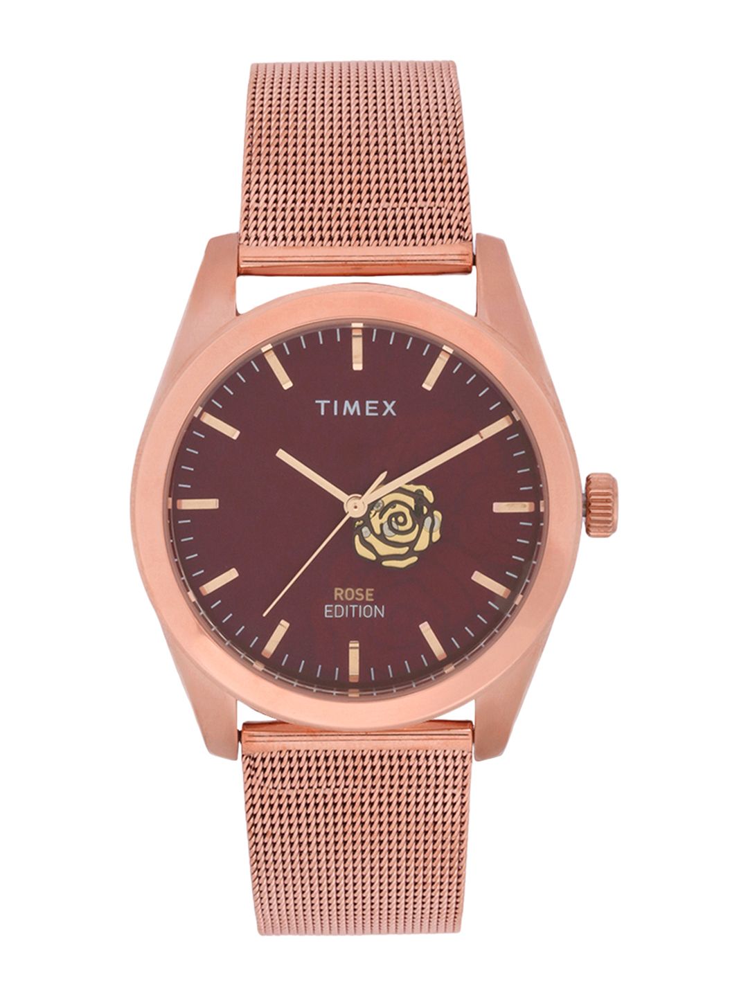 Timex Women Maroon Analogue Watch TWEL13202 Price in India