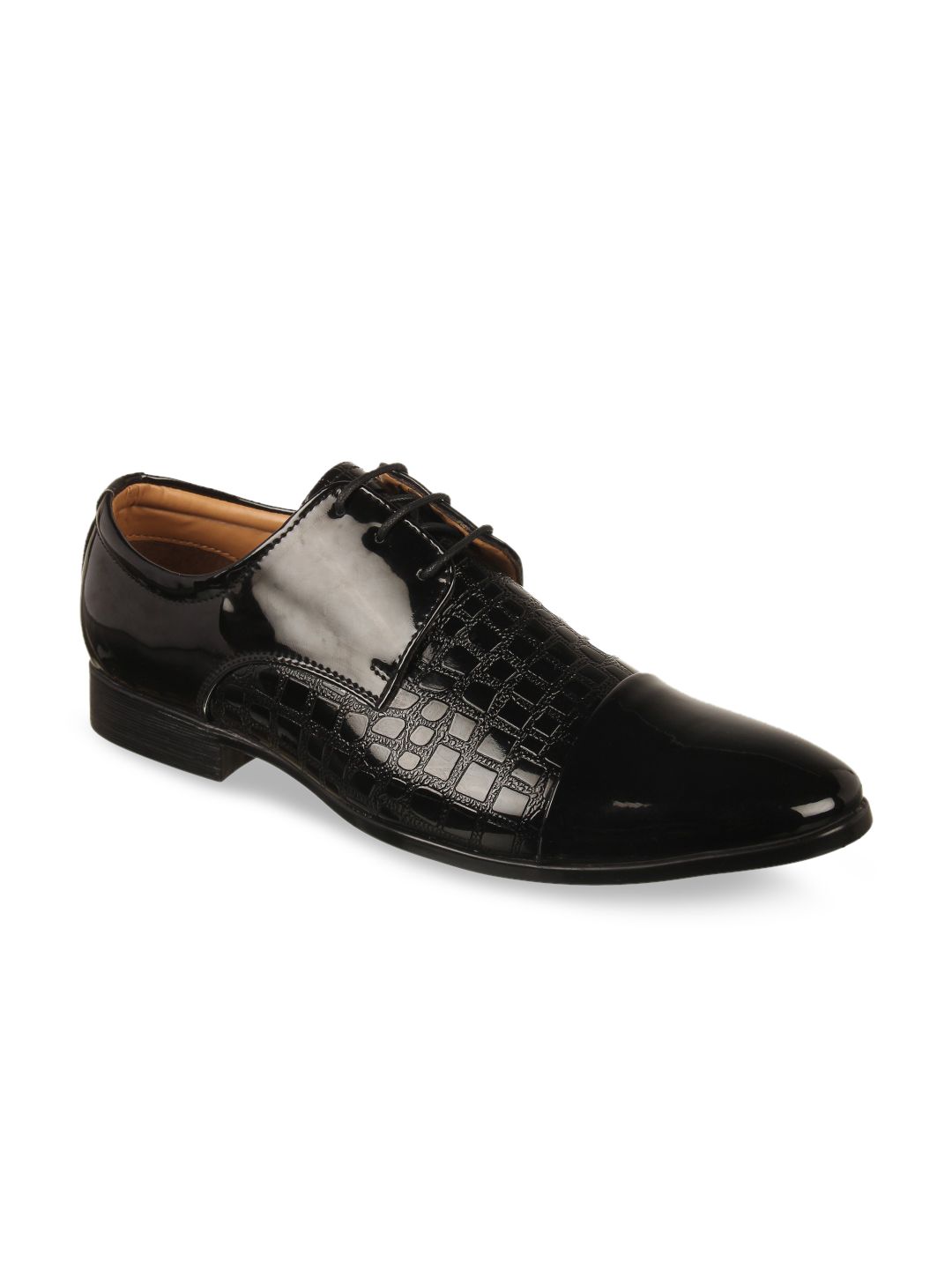 Vardhra Men Black Formal Derbys