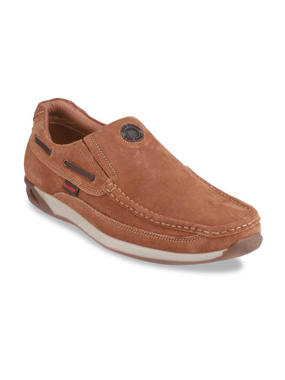 Red Chief Men Brown Boat Shoes