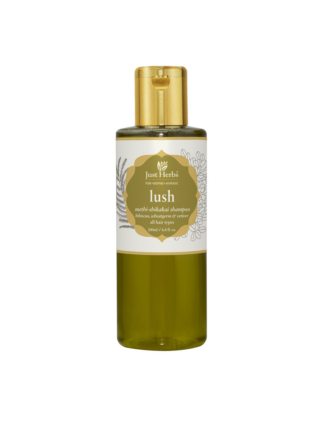 Just Herbs Unisex Lush Methi Shikakai Volumising Shampoo For Hair Growth 200ml Price in India