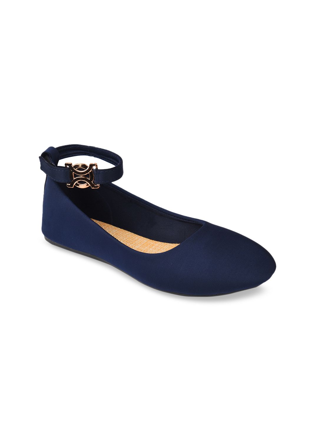 WOMENS BERRY Women Blue Solid Ballerinas