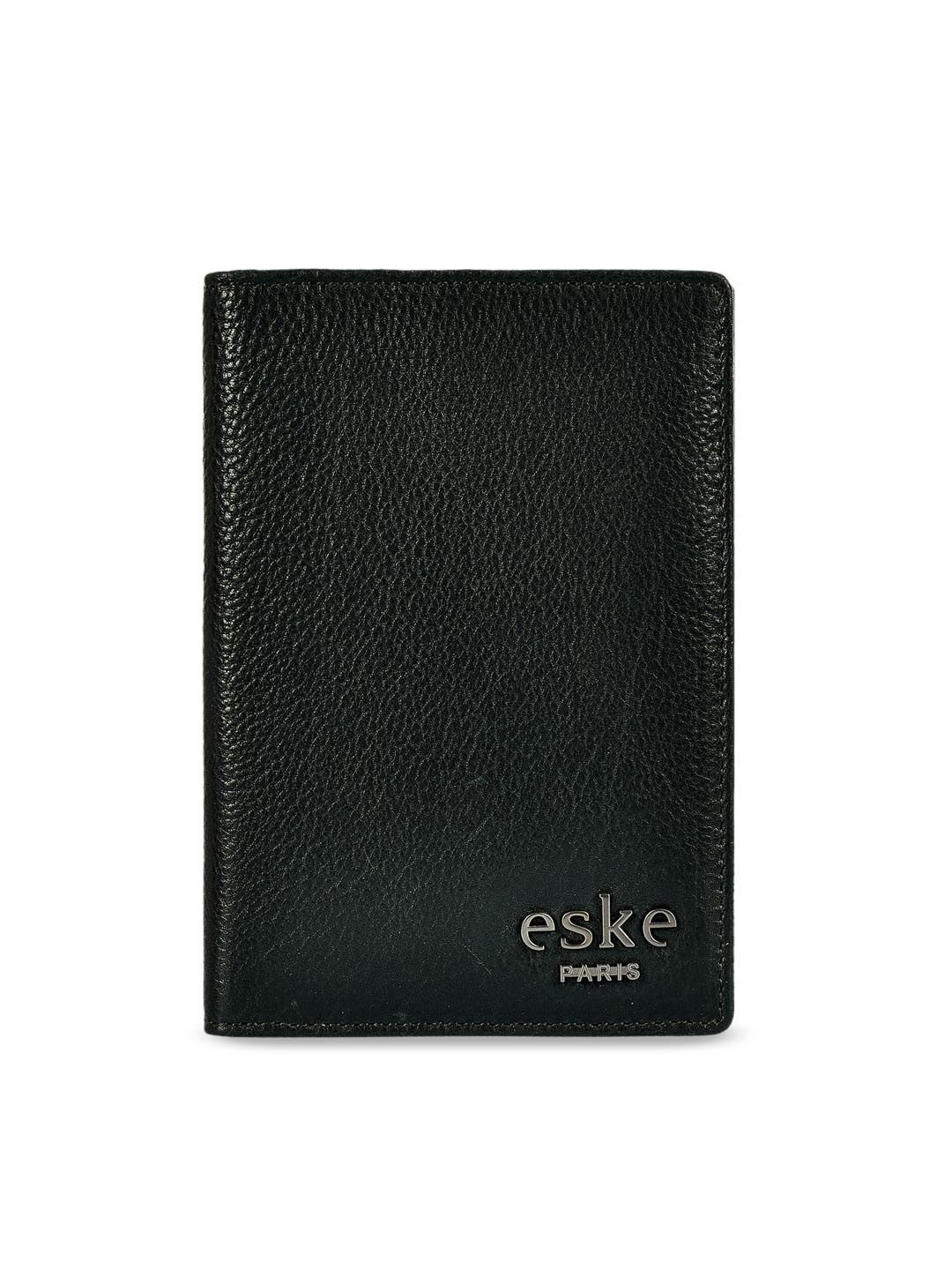 Eske Unisex Green Textured Leather Toledo Passport Cover Price in India