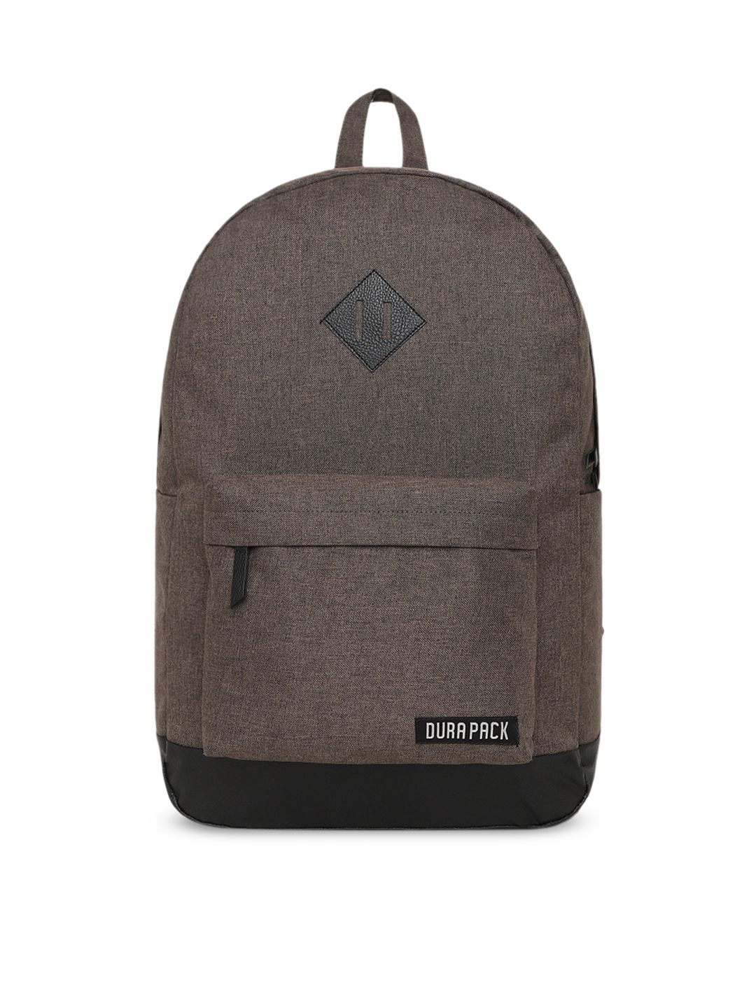 Durapack Unisex Taupe Solid Laptop Backpack Price in India