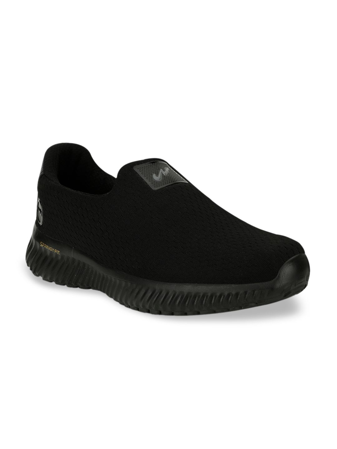 Campus Men Black OXYFIT Mesh Running Shoes