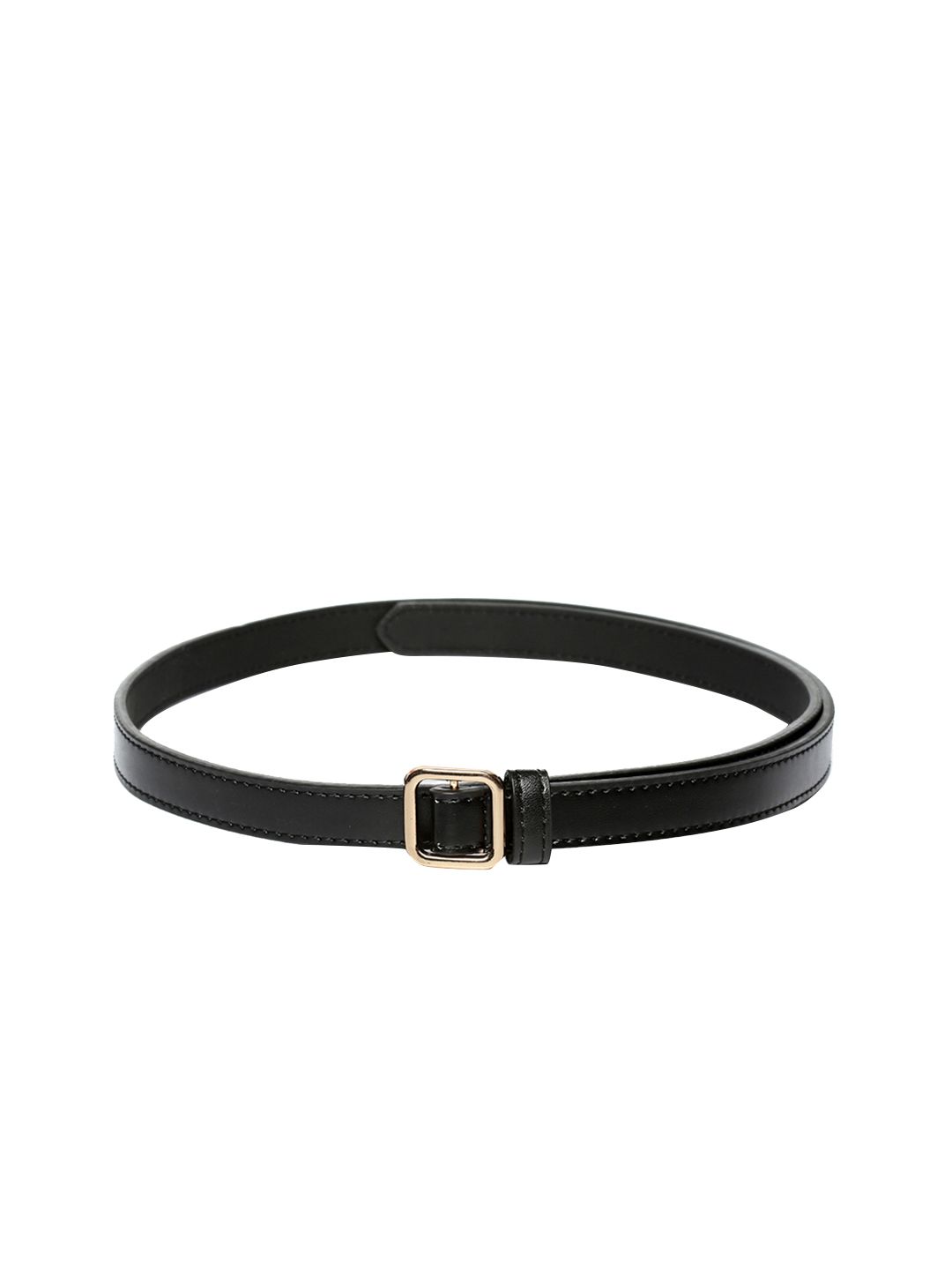 CRUSSET Women Black Solid Belt Price in India