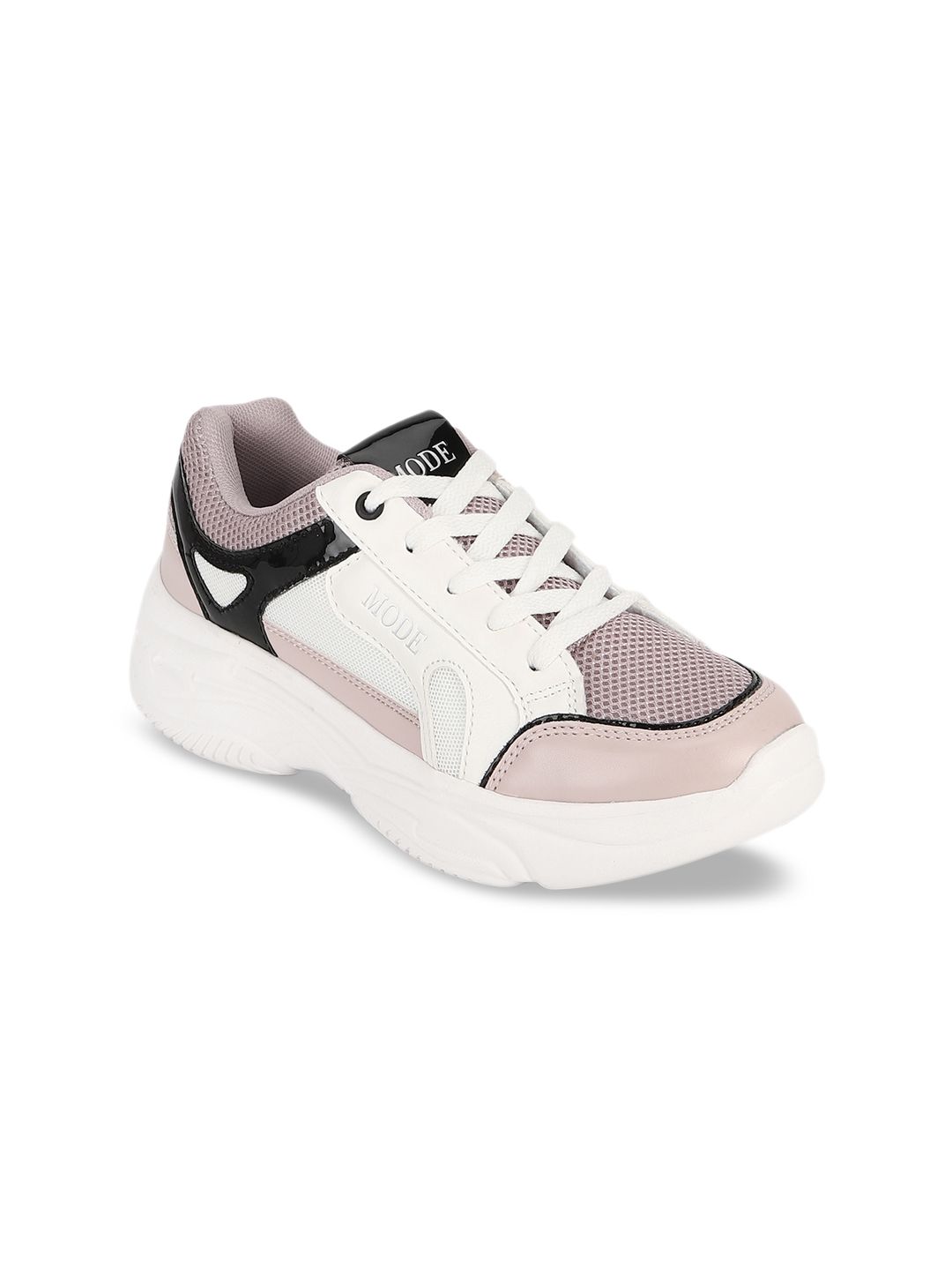 Mode by Red Tape Women Mauve Mesh Walking Shoes Price in India