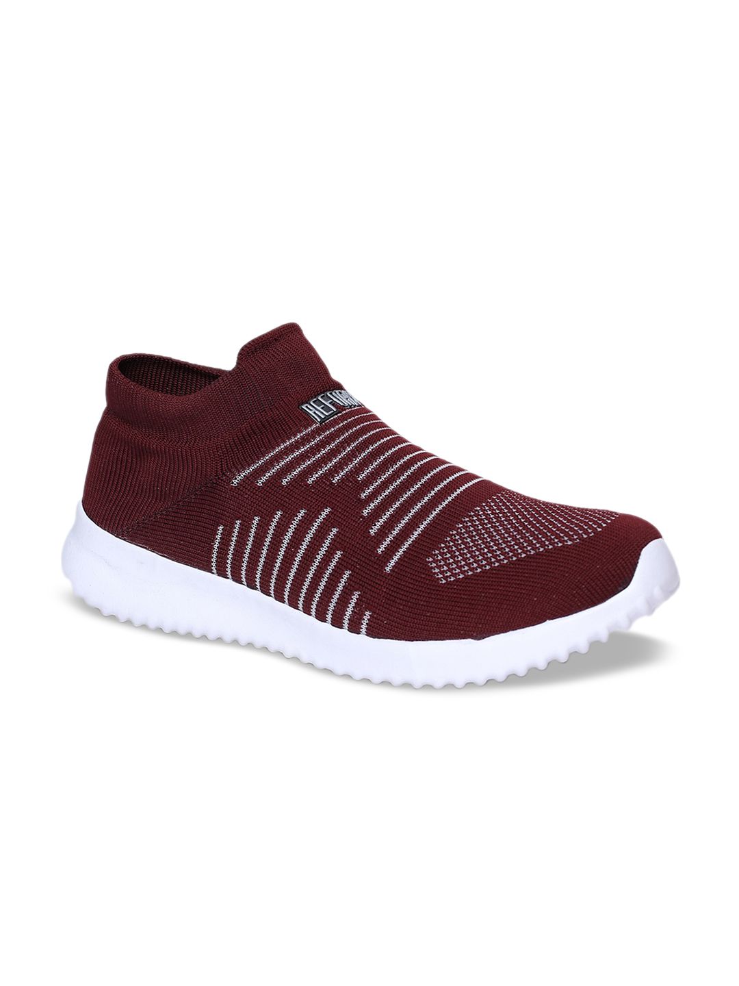 REFOAM Women Maroon Mesh Running Shoes Price in India