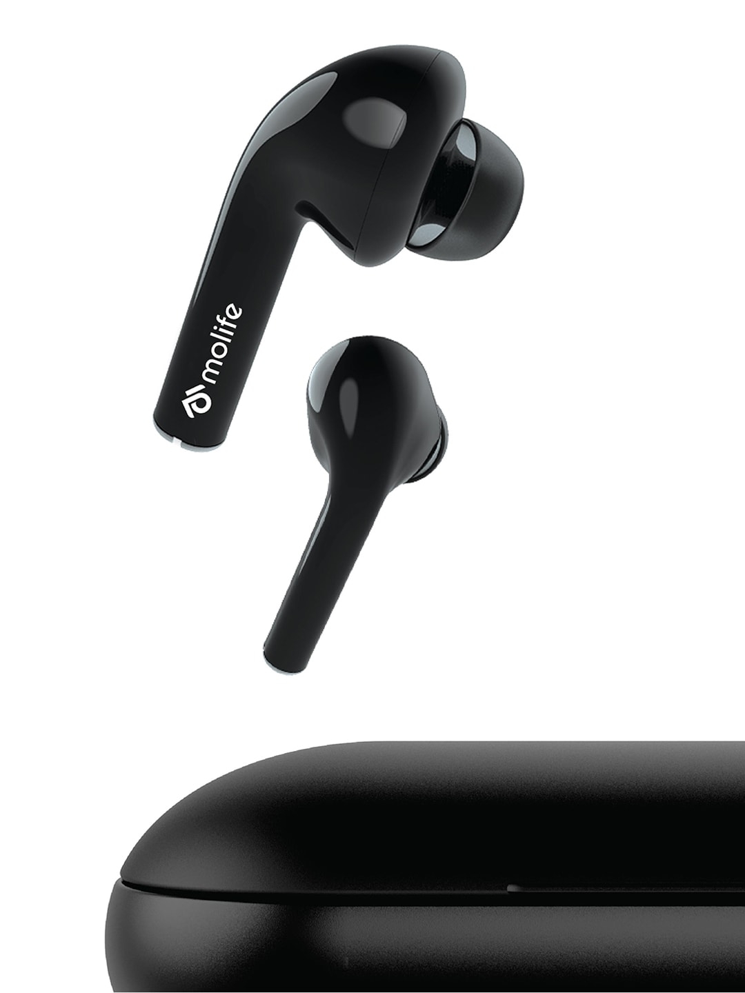 Molife Unisex Black Solid 505 Bluetooth Wireless Earpods Price in India