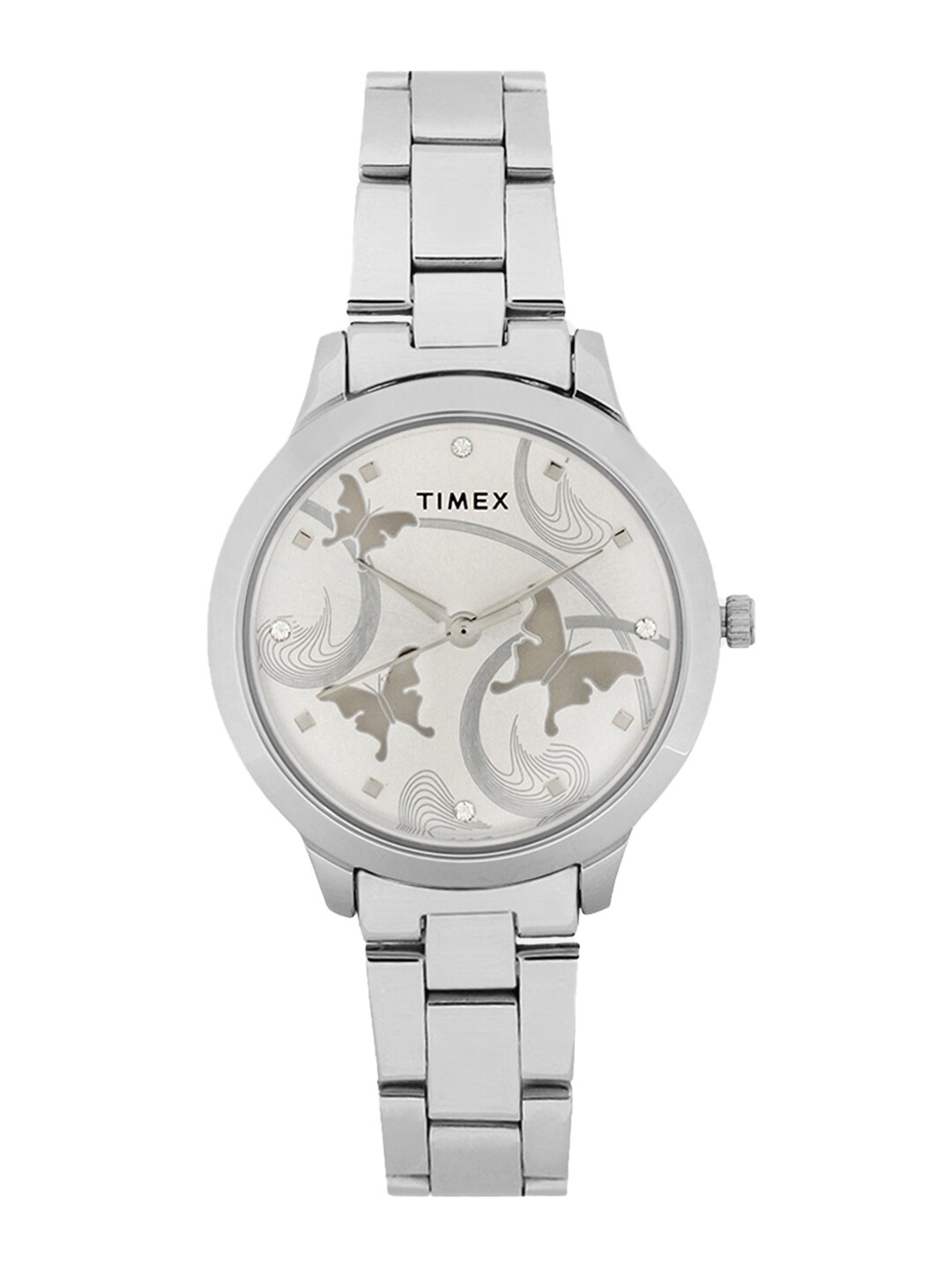 Timex Women Silver-Toned Analogue Watch - TW000T606