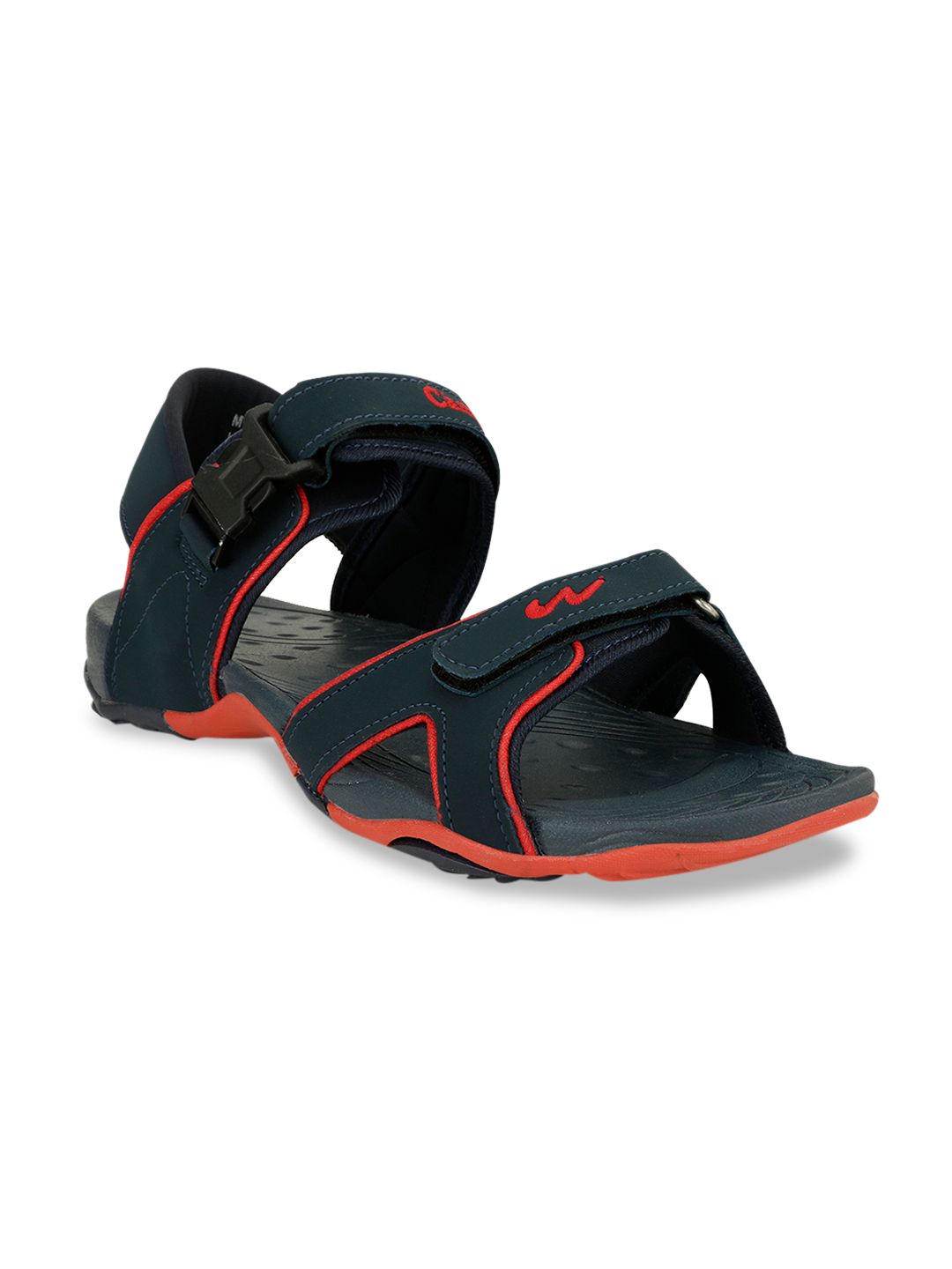 Campus Men JAZZY Navy Blue & Red Sports Sandals
