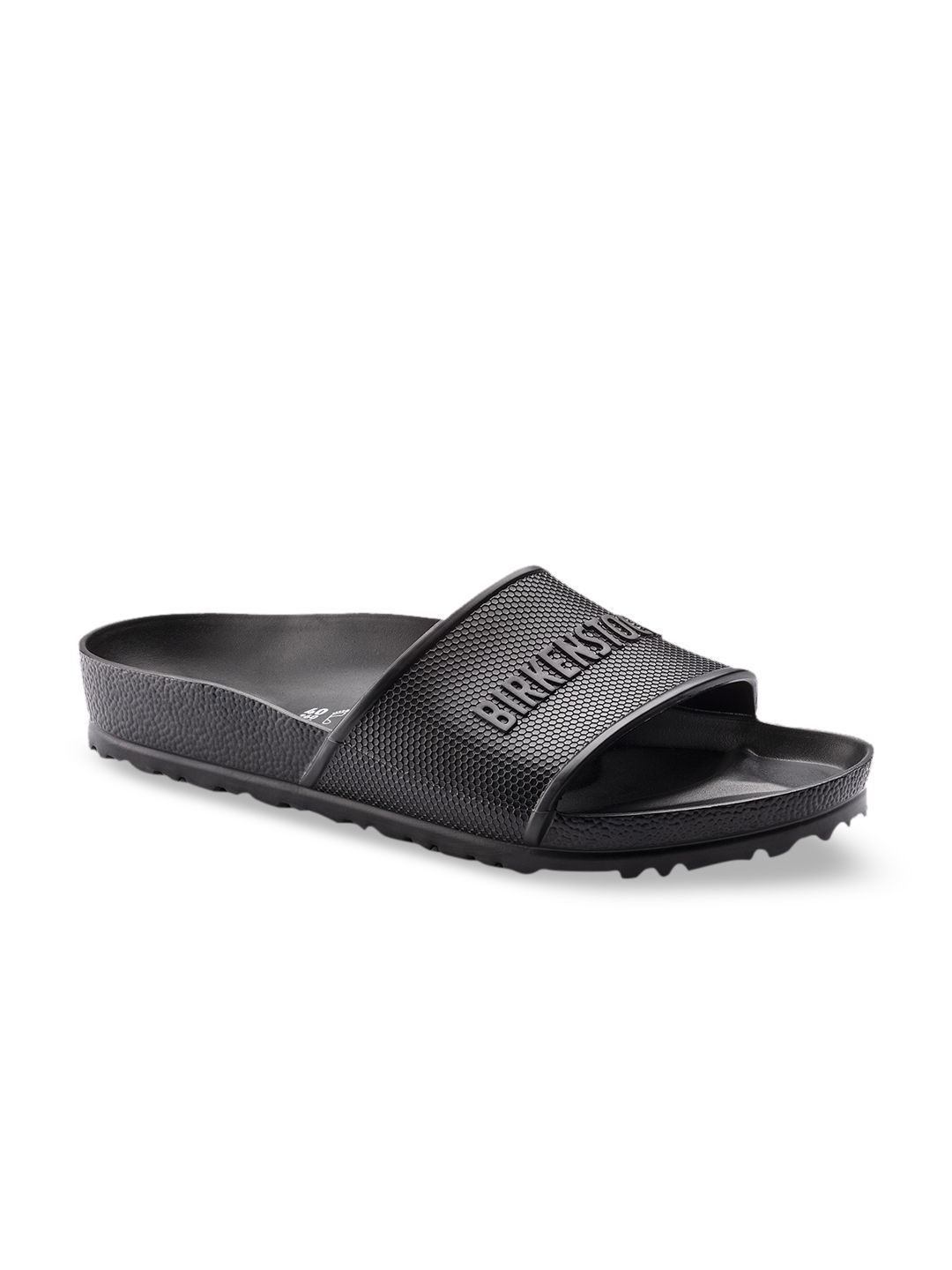 Birkenstock Unisex Black Barbados EVA Regular Width Sliders Price in India