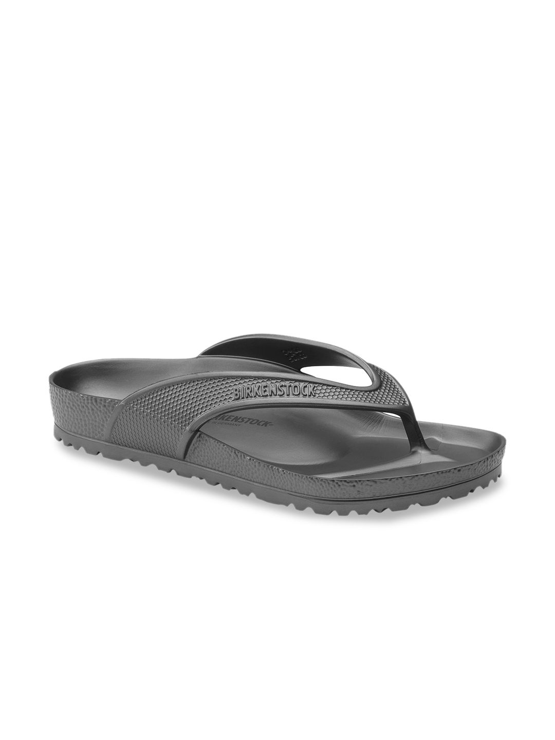 Birkenstock Unisex Charcoal Solid Honolulu EVA Thong Regular Width Flip-Flops Price in India