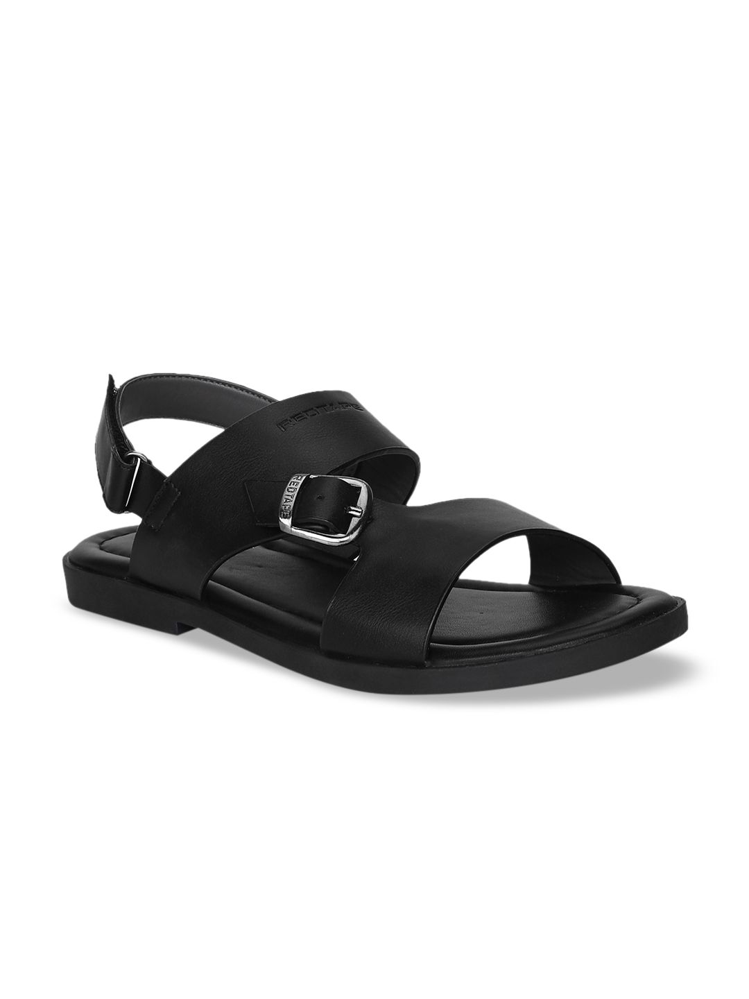 Red Tape Men Black Comfort Sandals