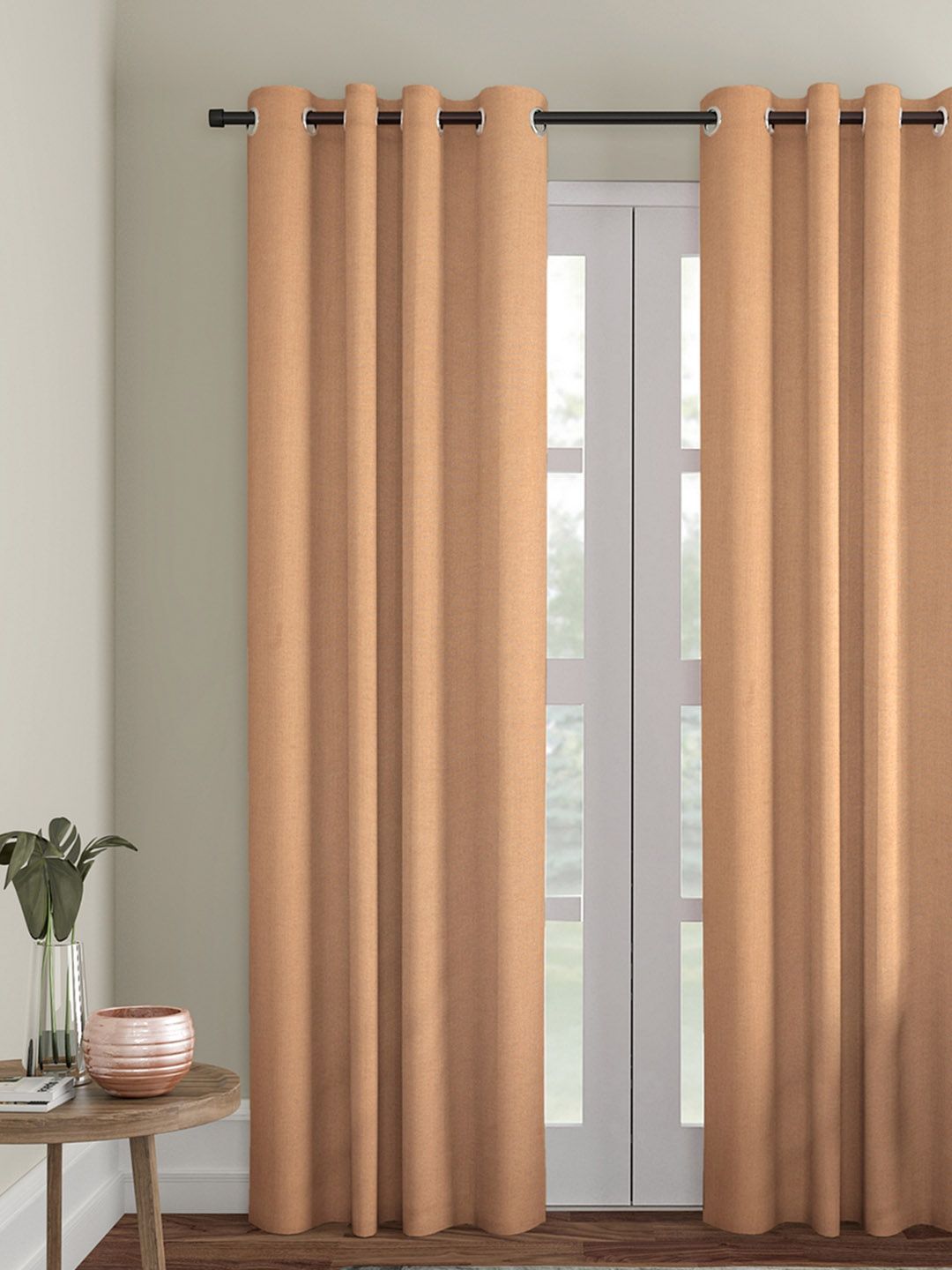 Soumya Beige Single Long Door Curtain Price in India