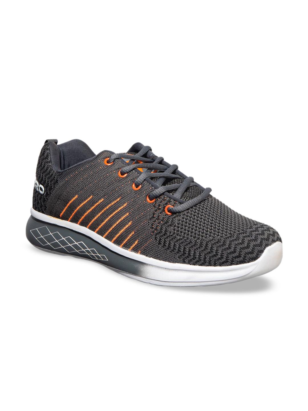 Khadims Men Grey Textile Running Shoes