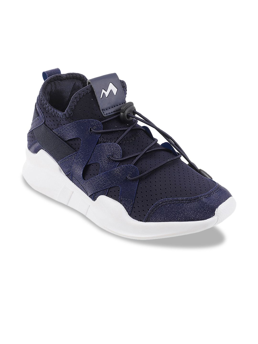 Metro Women Navy Blue Solid Sneakers Price in India