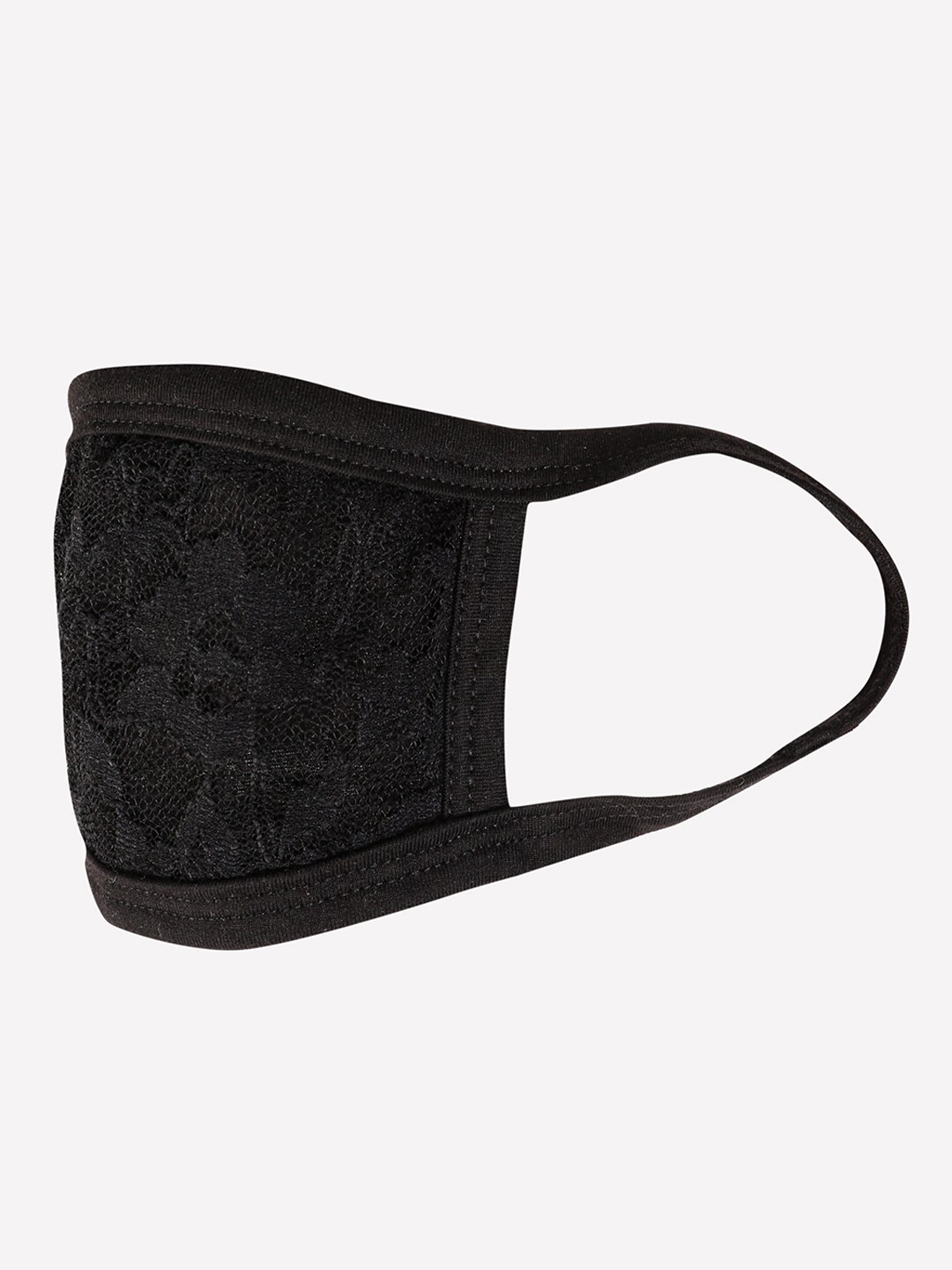 Skidlers Women Black 2-Ply Reusable Outdoor Mask Price in India