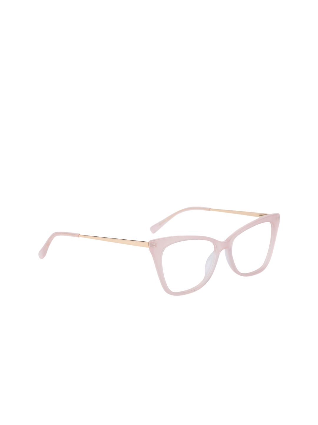 MARC LOUIS Women Pink Solid Full Rim Cateye Frames 7003 C2 53 Price in India