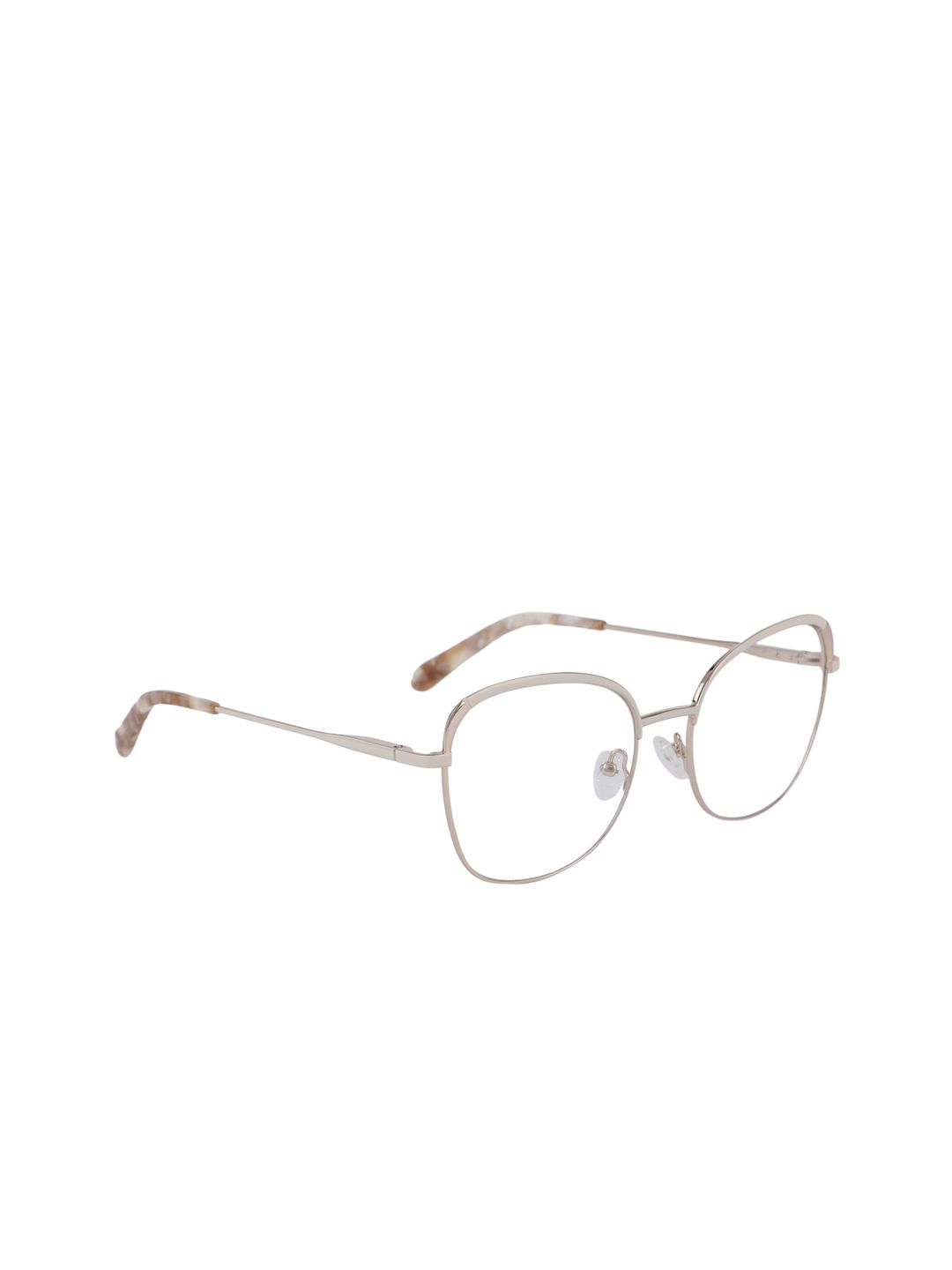 MARC LOUIS Unisex Transparent Solid Full Rim Square Frames GK7302 C04 54 Price in India