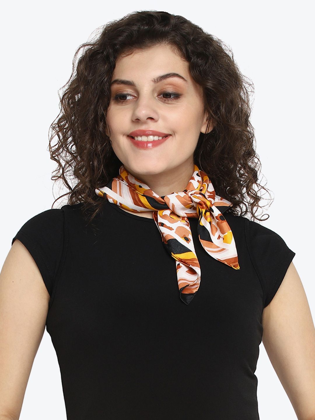 Aditi Wasan Women Multicoloured Printed Scarf Price in India