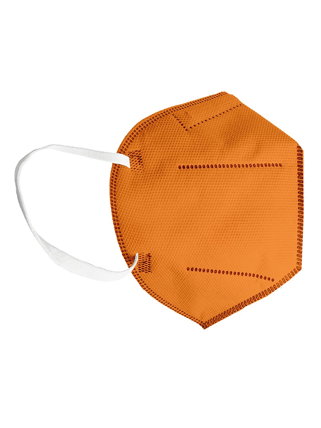 Status Unisex Mustard Yellow Solid Reusable 4-Ply Protective Outdoor N95 Mask Price in India