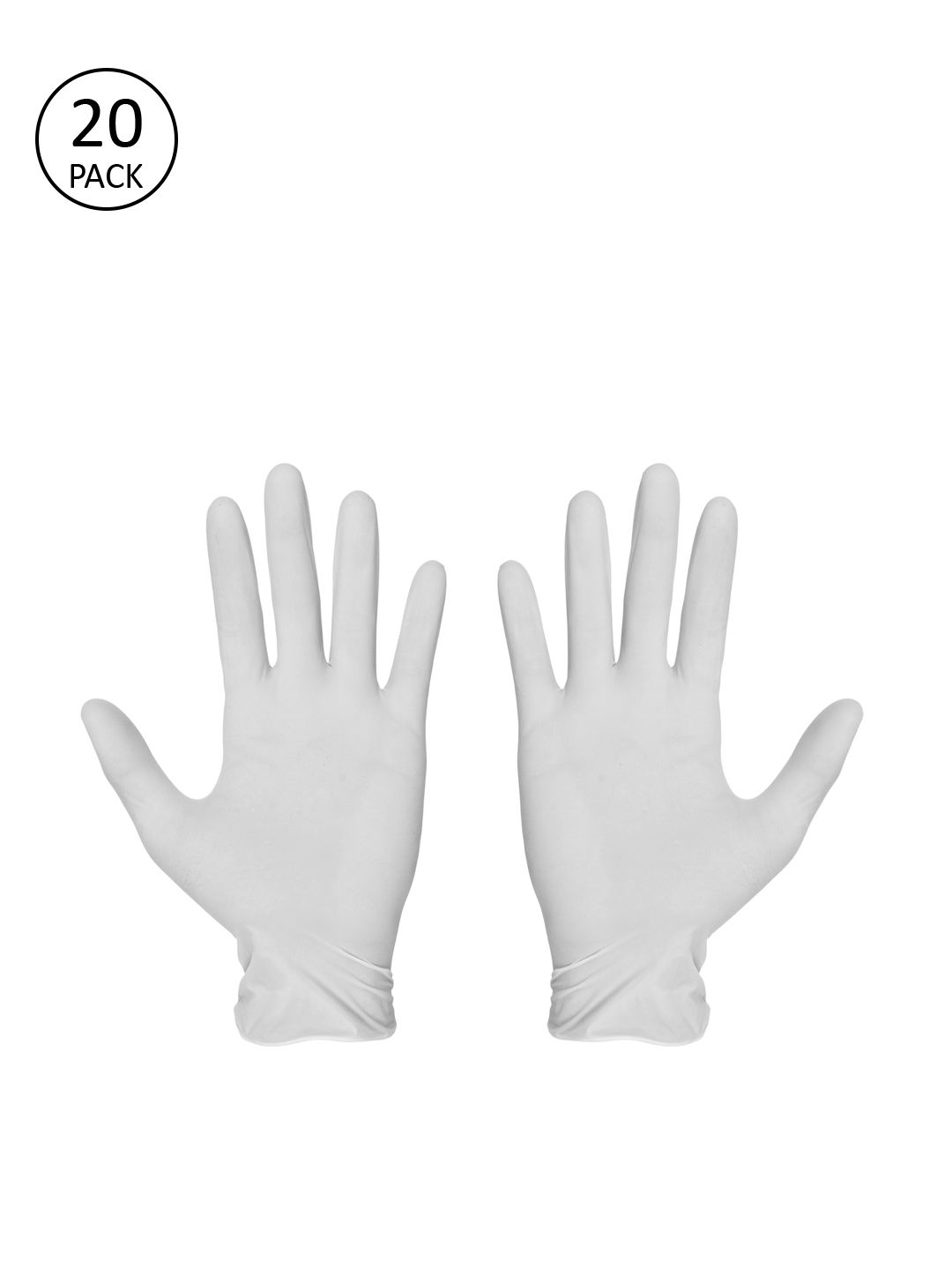 LONDON FASHION hob Unisex Pack Of 20 Solid Surgical Disposable Hand Gloves Price in India