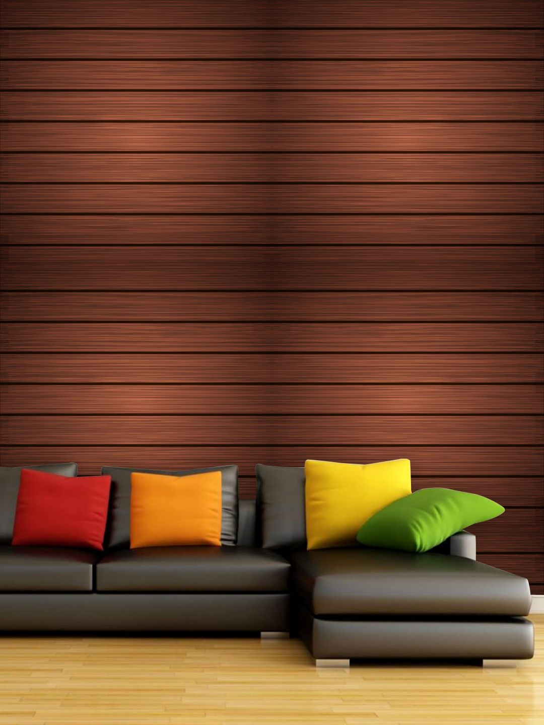 PAPER PLANE DESIGN Brown Abstract Waterproof Vinyl Wallpaper Price in India