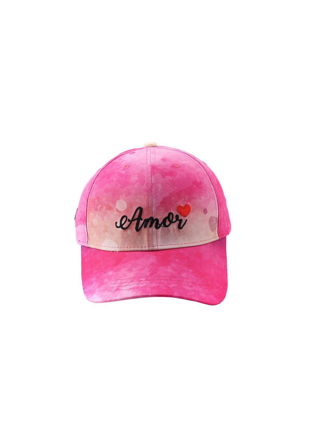 Cap Shap Unisex Pink Embroidered Baseball Cap Price in India