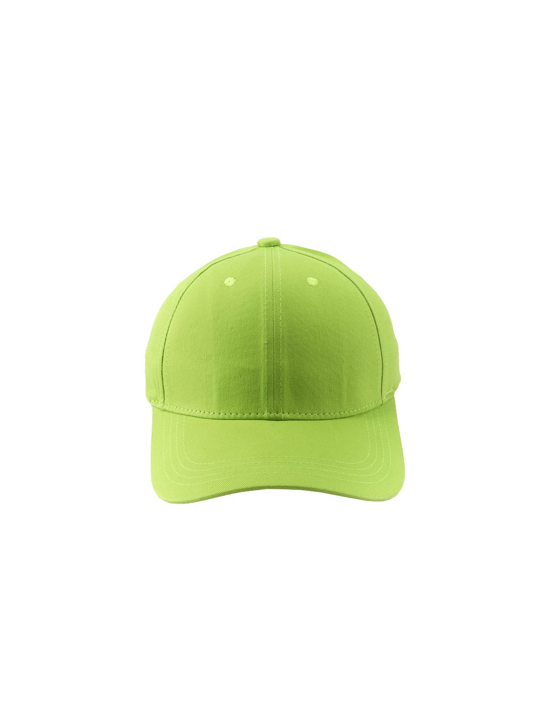 Cap Shap Unisex Lime Green Solid Baseball Cap Price in India
